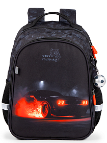 Ортопедичний рюкзак для хлопчика School Standard з Машиною 38х28х16 см для 1 класу (160-23)